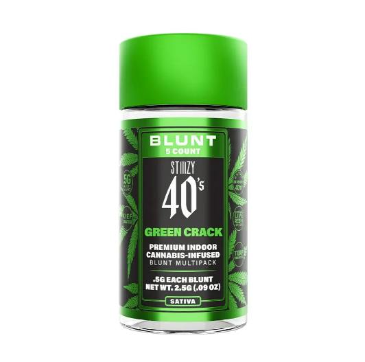 Green Crack - .5G 40's Infused Preroll 5 Pack