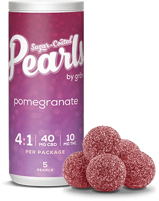 Pomegranate 4:1 CBD:THC Gummies - 100 mg