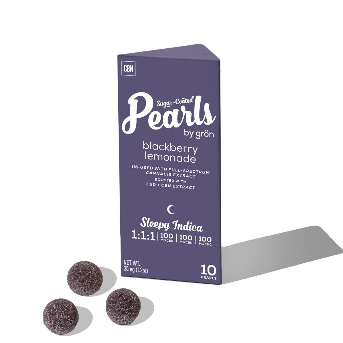 Blackberry Lemonade 1:1:1 CBN:CBD:THC Gummies | 100 mg | 10pk | 10mg/ea