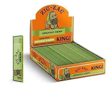 ZIG ZAG KING ORGANIC HEMP GREEN PAPERS $3 ND