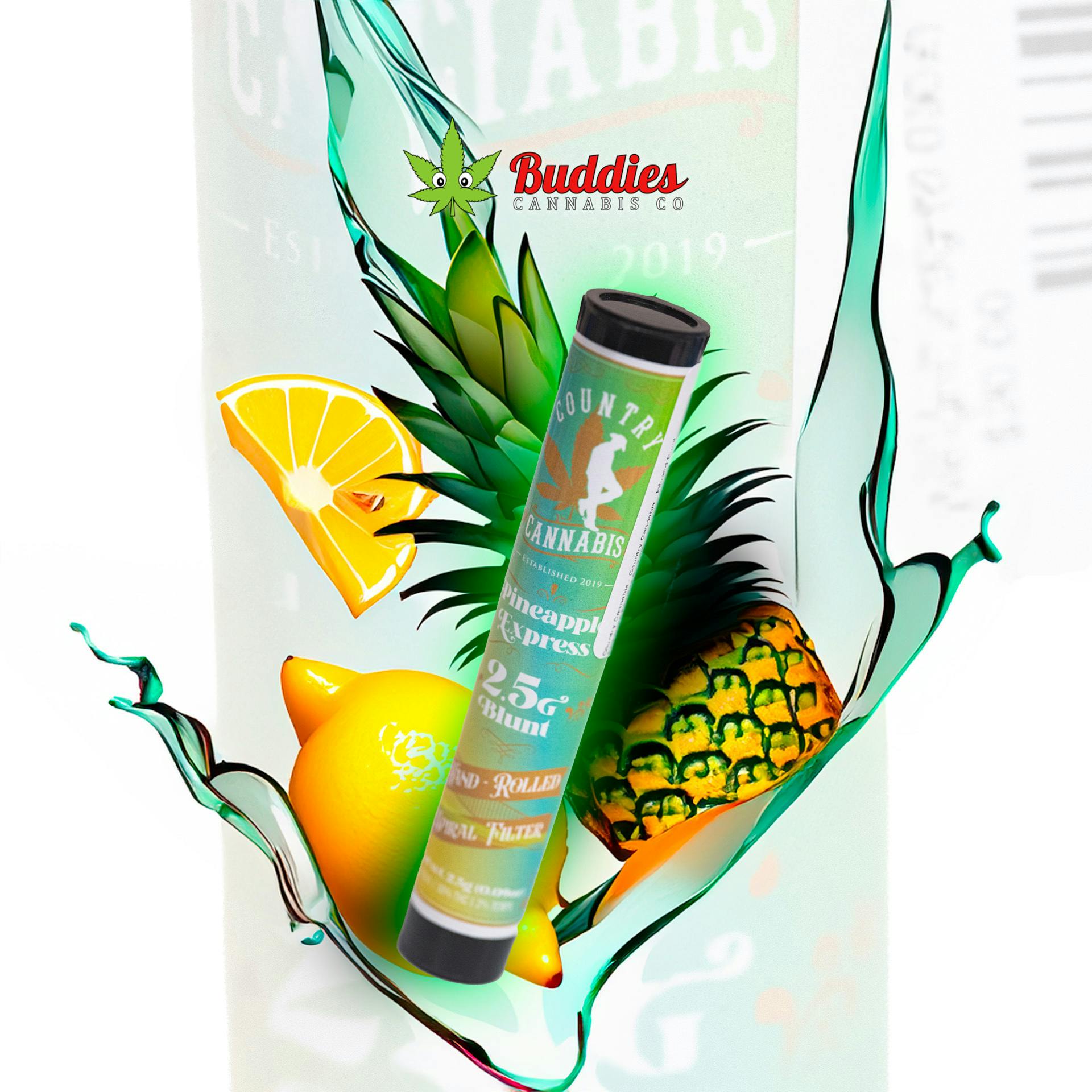 Pineapple Express | Infused Blunt | 2.5G by Country Cannabis