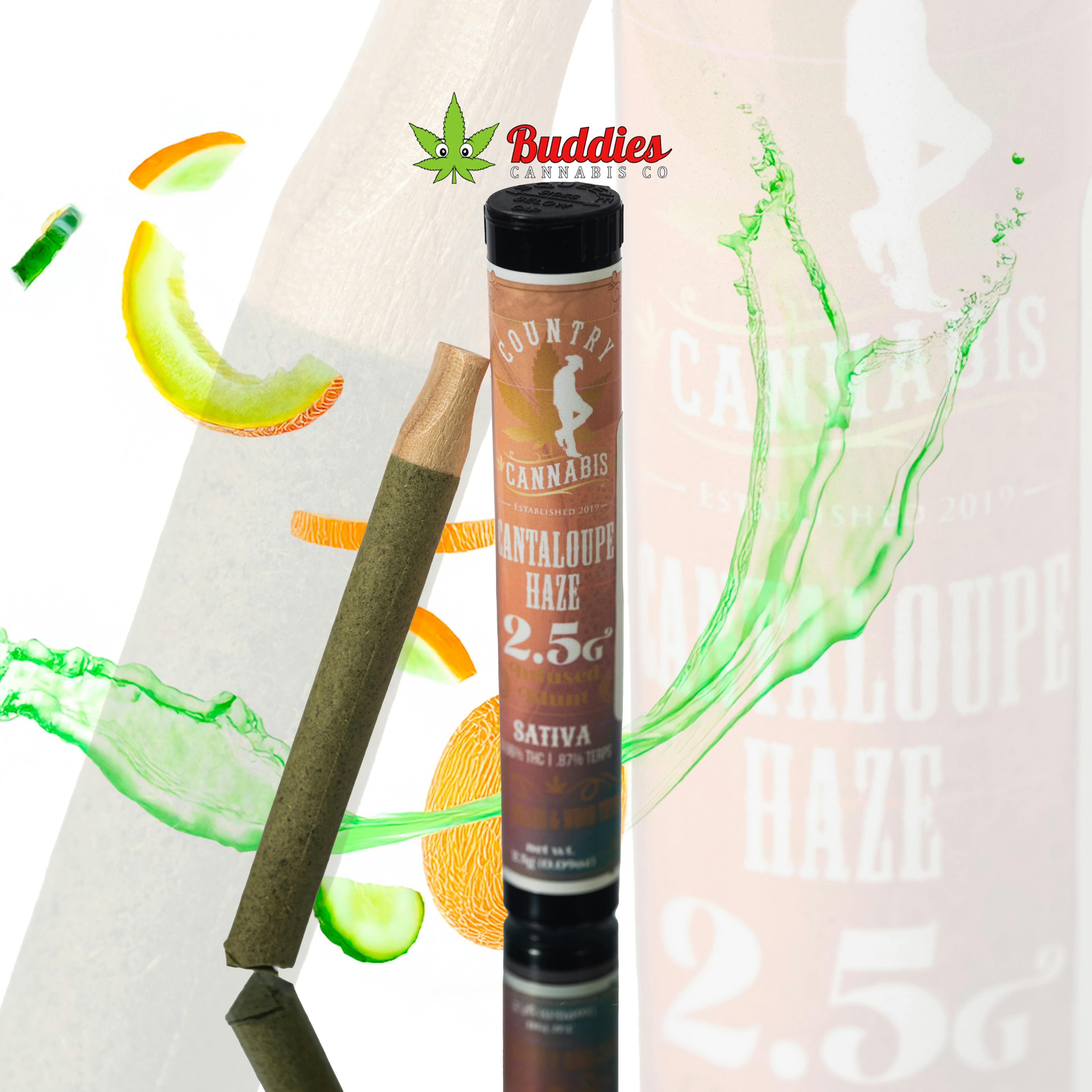 Cantaloupe Haze | Infused Blunt | 2.5G by Country Cannabis