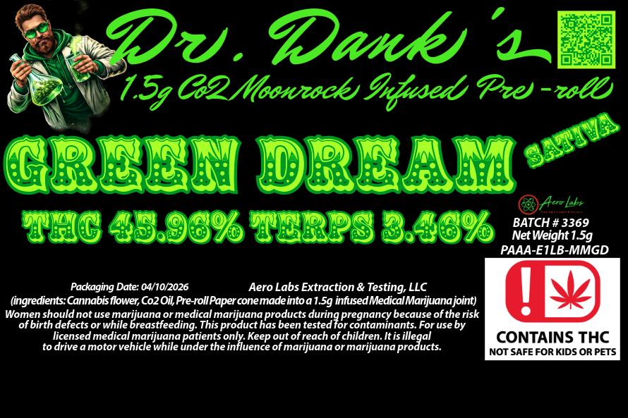 Dr Danks Co2 Moon Rock Green Dreams