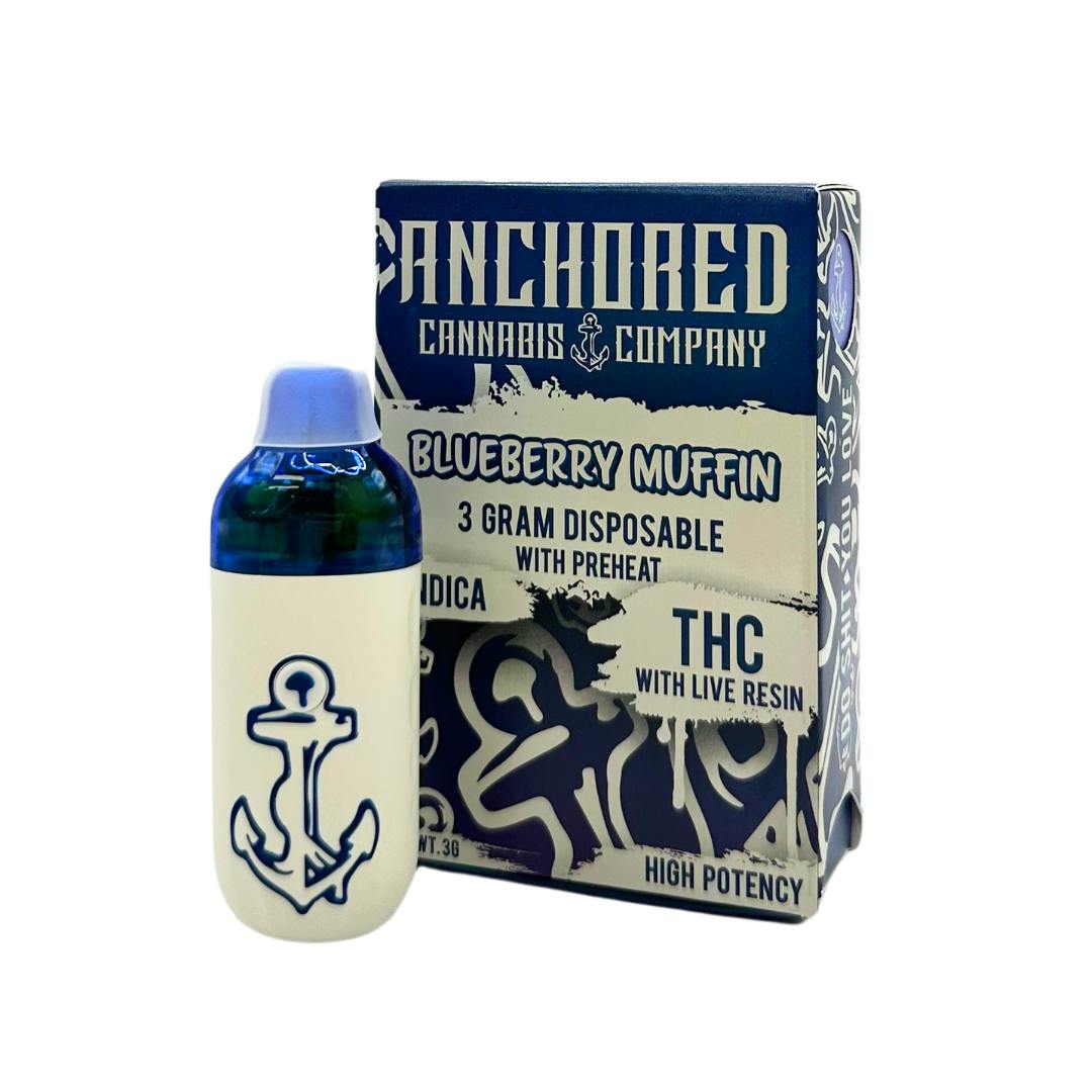 Anchored | Blueberry Muffin Disposable | 3g by Anchored