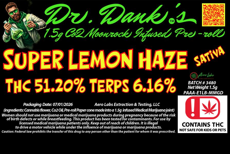 Dr Danks Co2 Oil Moon Rock Super Lemon Haze