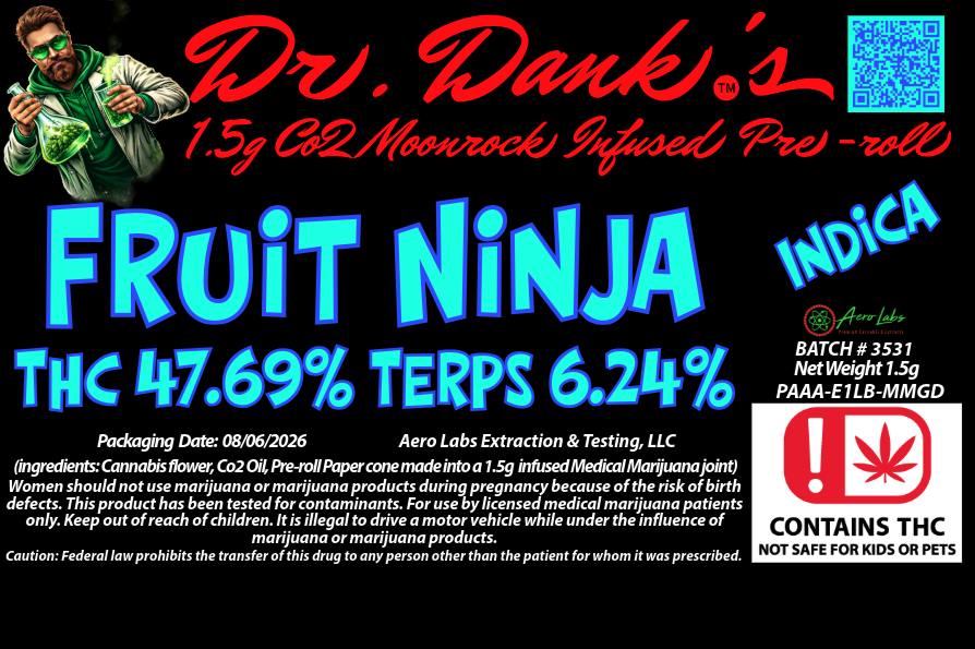Dr Danks Co2 Moon Rock Fruit Ninja
