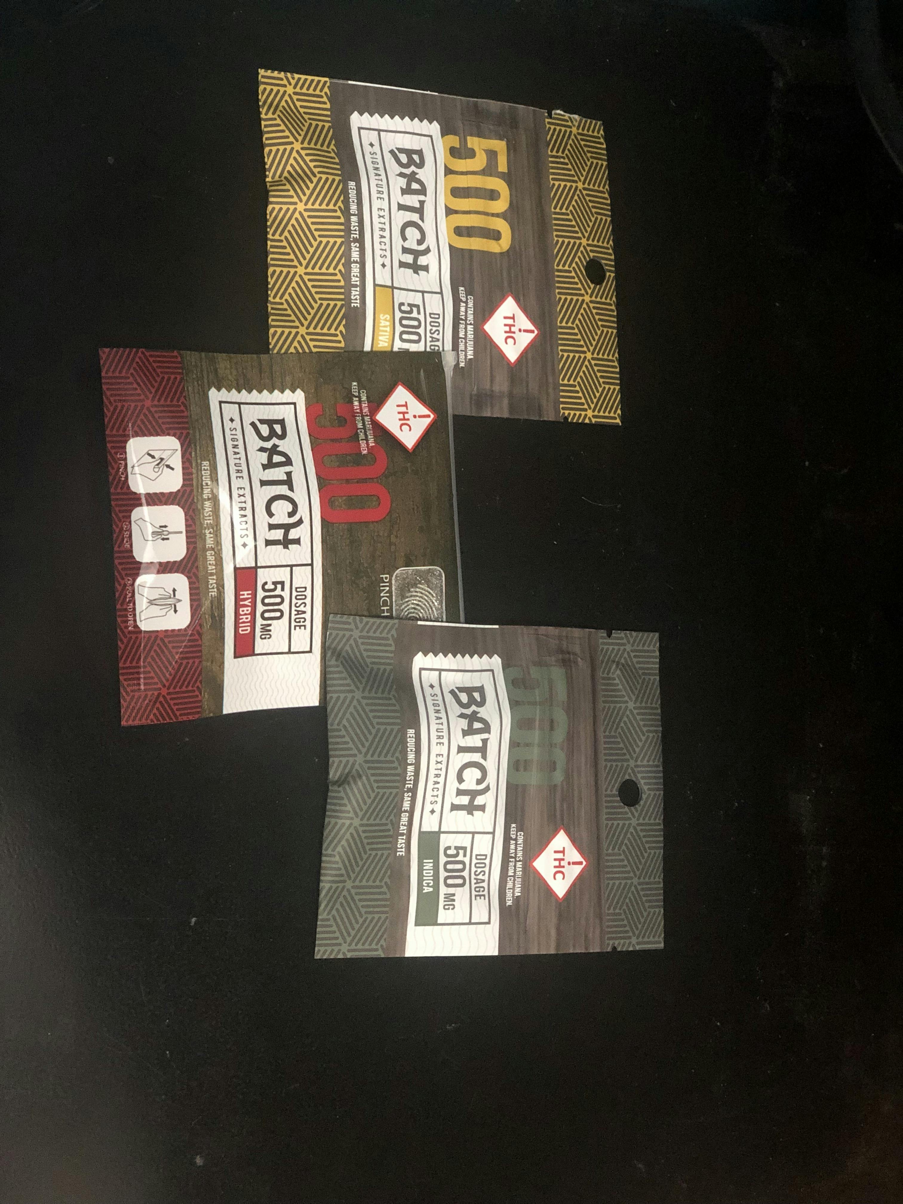 500 mg Batch Signature Extracts Cartridges