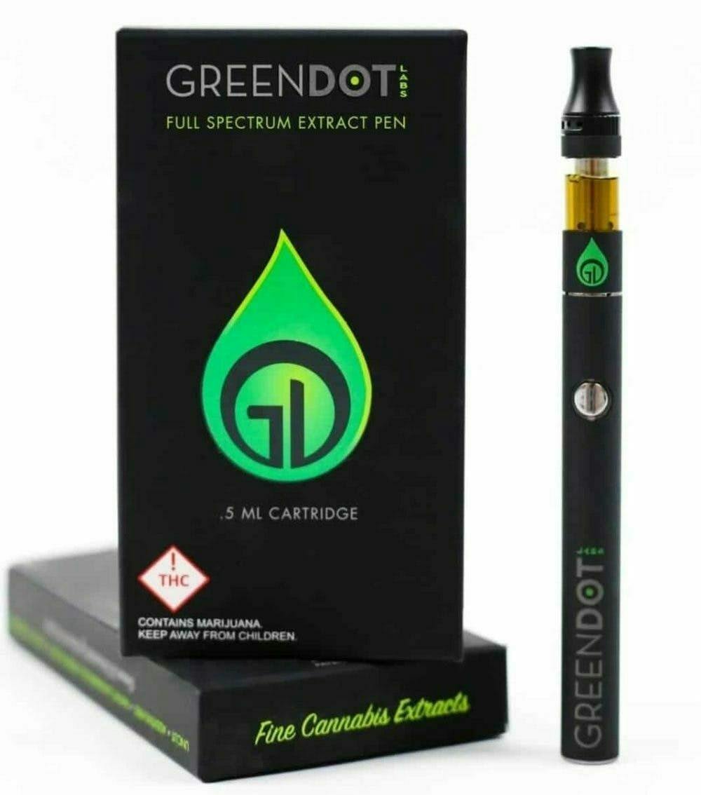 Cartridge - 500 mg Green Dot Full Spectrum Extract
