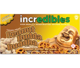 100 mg Incredibles - Peanut Butter Buddha Bar