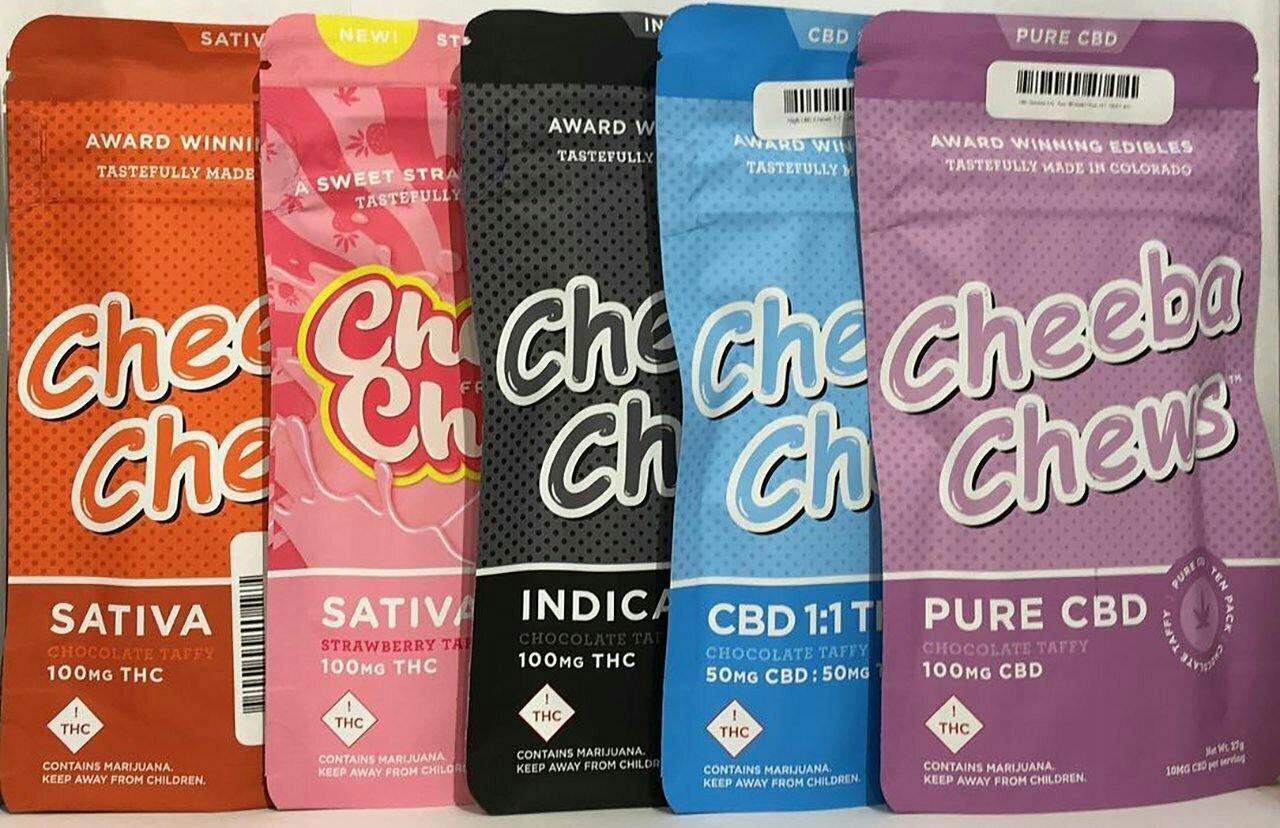 100 mg Cheeba Chews - Sativa