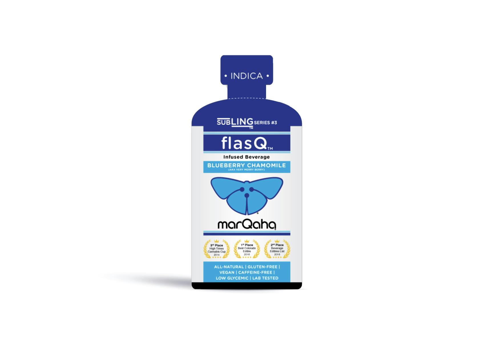 MrQuaha Blueberry Chamomile Indica FlaQ REC