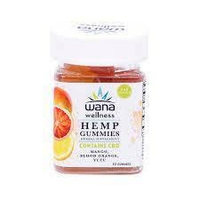 750 mg Wana - Hemp CBD Tropical Gummies