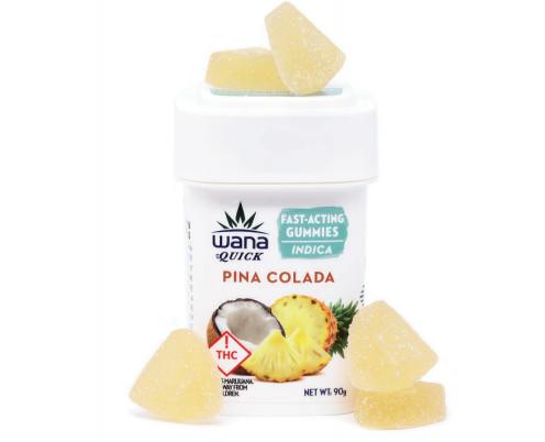 100 mg - Wana Quick Pina Colada Gummies