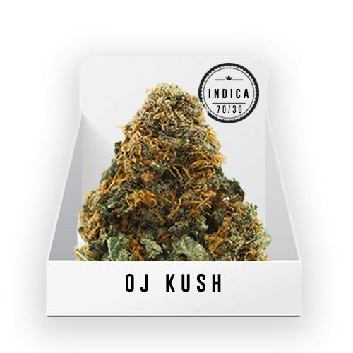 Bud- (Top Shelf) - OJ Kush - Indica 70/30