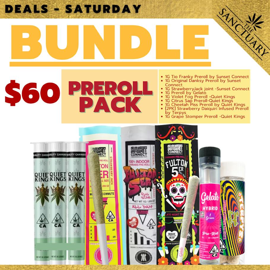 $60 PREROLL PACK | The Sanctuary