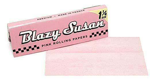 BLAZY SUSAN 1 1/4 PINK ROLLING PAPERS