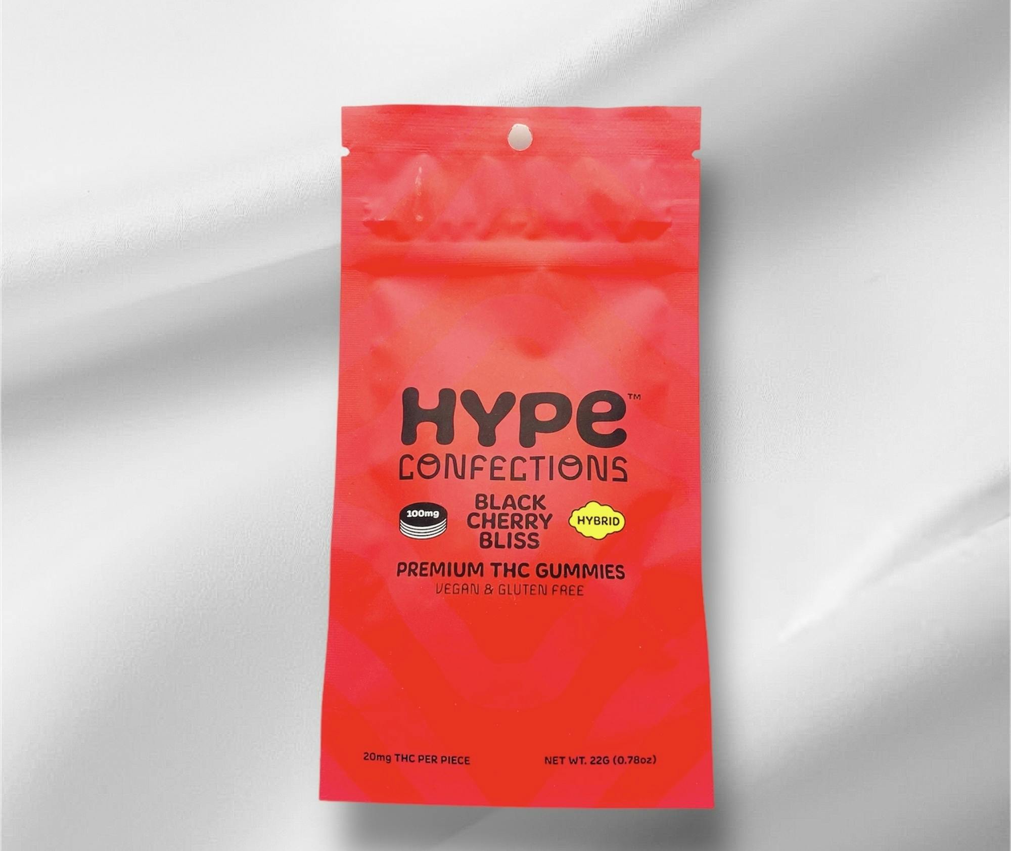 Hype | Black Cherry Bliss | 100mg Gummies