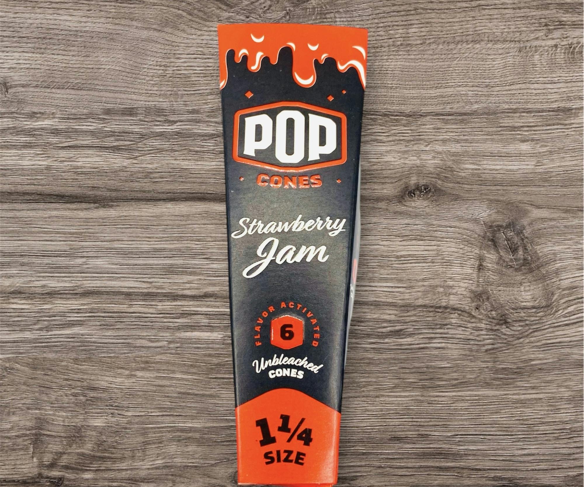 Pop Cones | Strawberry Jam | 6pack mini cones |