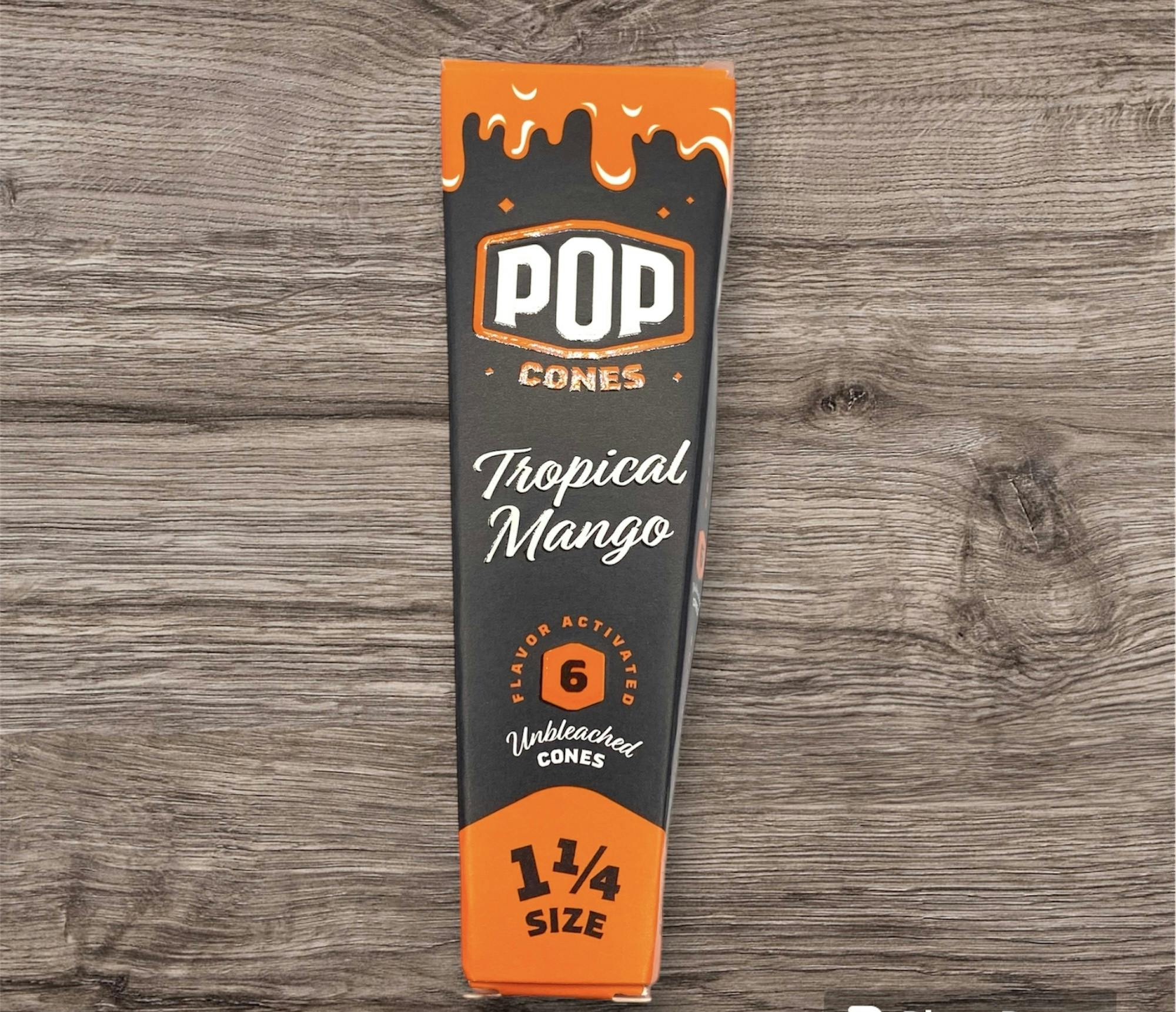 Pop Cones | Tropical Mango | 6pack mini cones |
