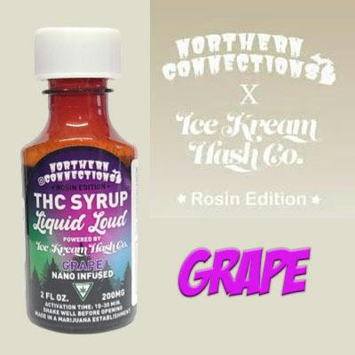 Northern Connections | Grape | 200mg Hash Rosin Infused Syrup