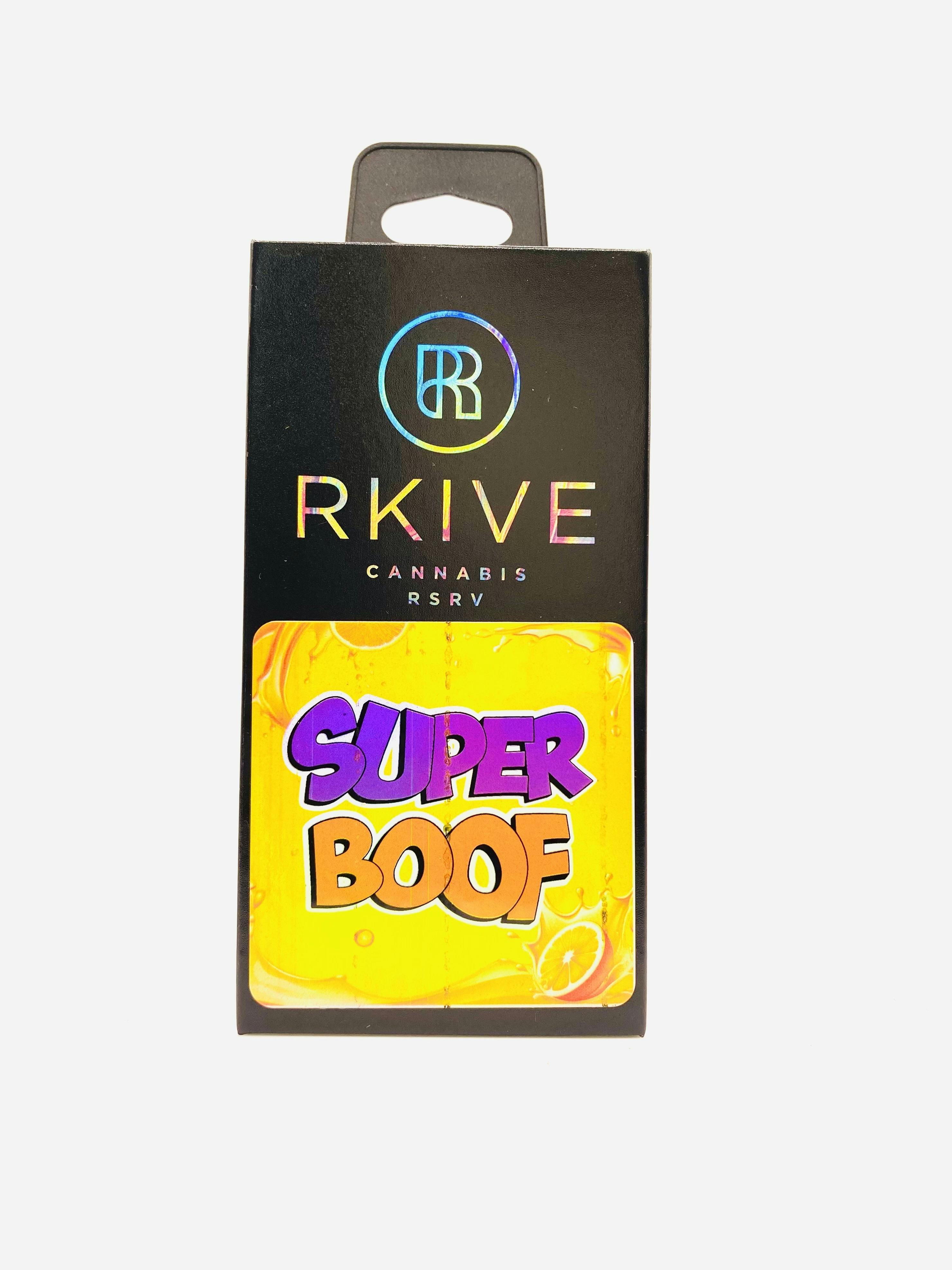Rkive | Super Boof .5G Hash Rosin Disposable |