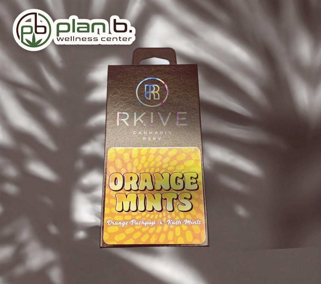 Rkive | Orange Mints | .5G Hash Rosin Diposable