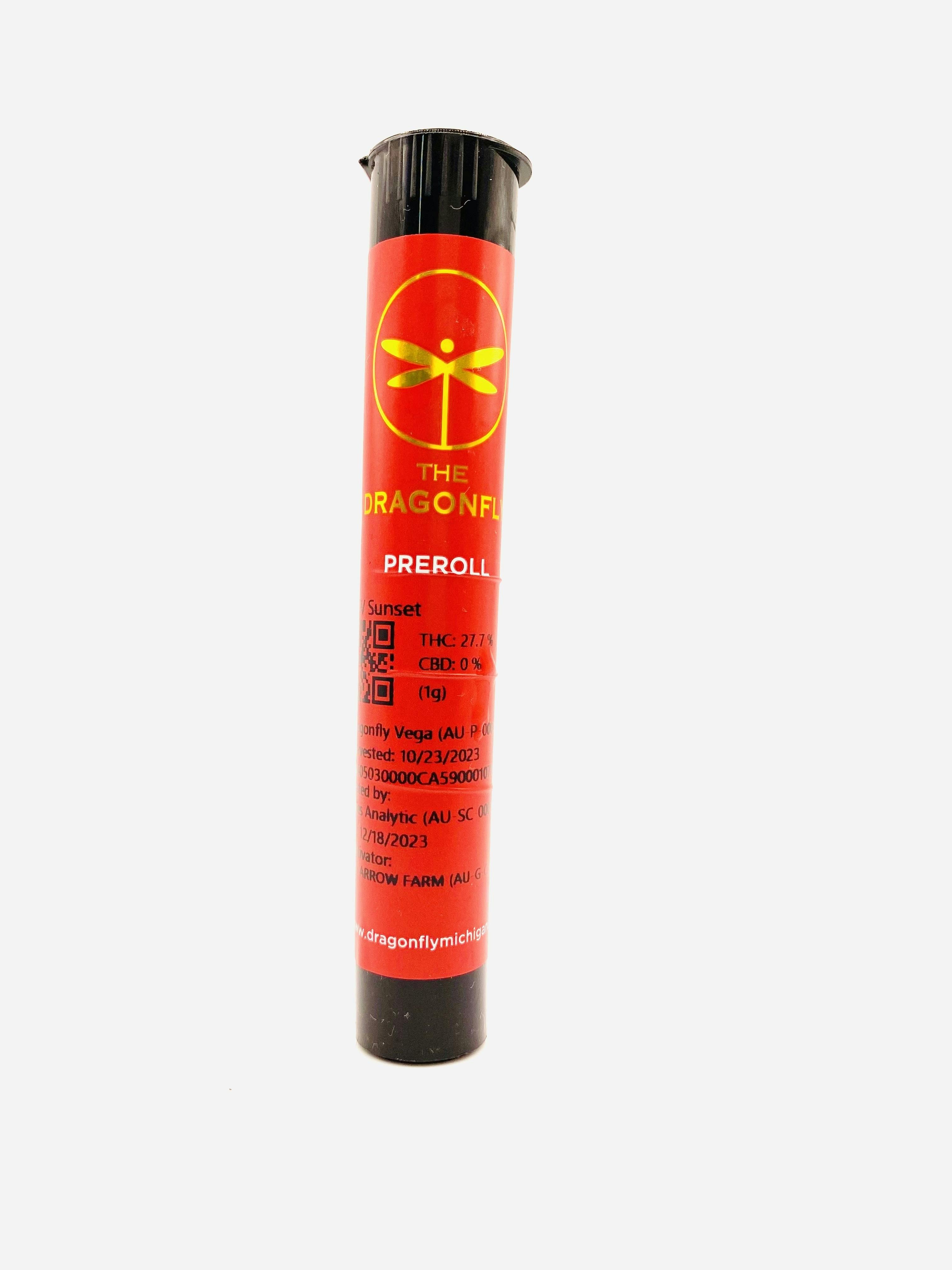 Dragonfly | SFV Sunset | 1G pre-roll