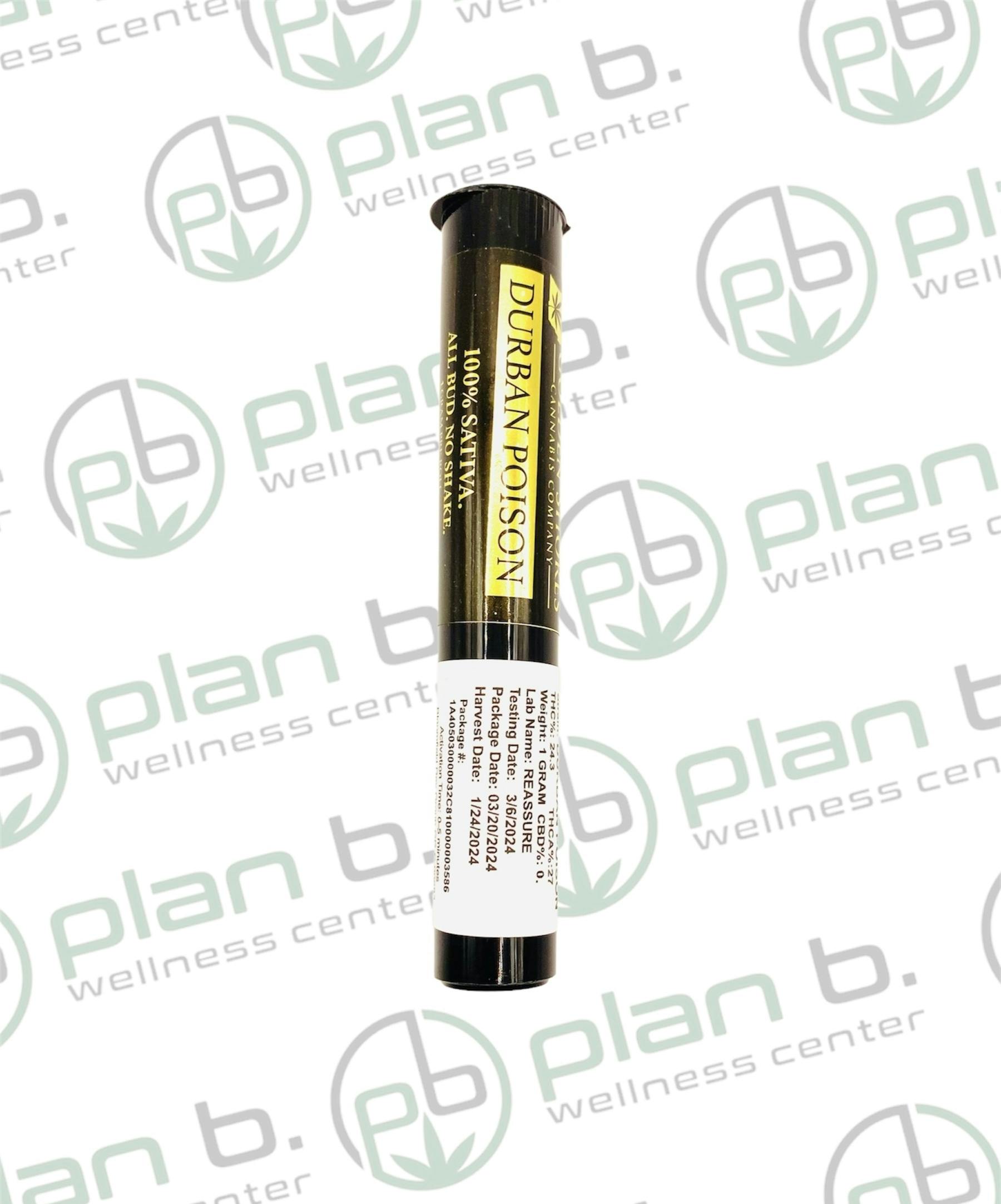 Golden Shores | Durban Poison | 1G pre-roll