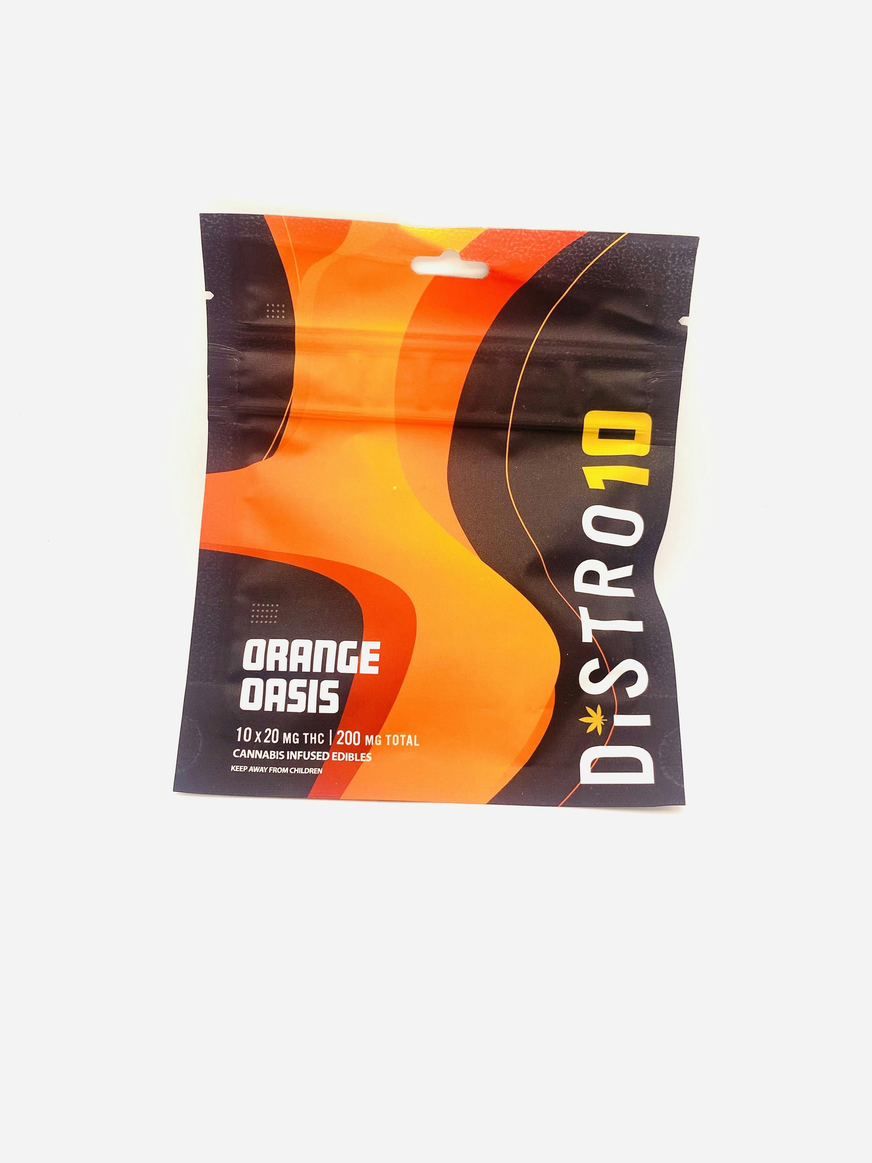 Distro 10 | Orange | 200mg gummies