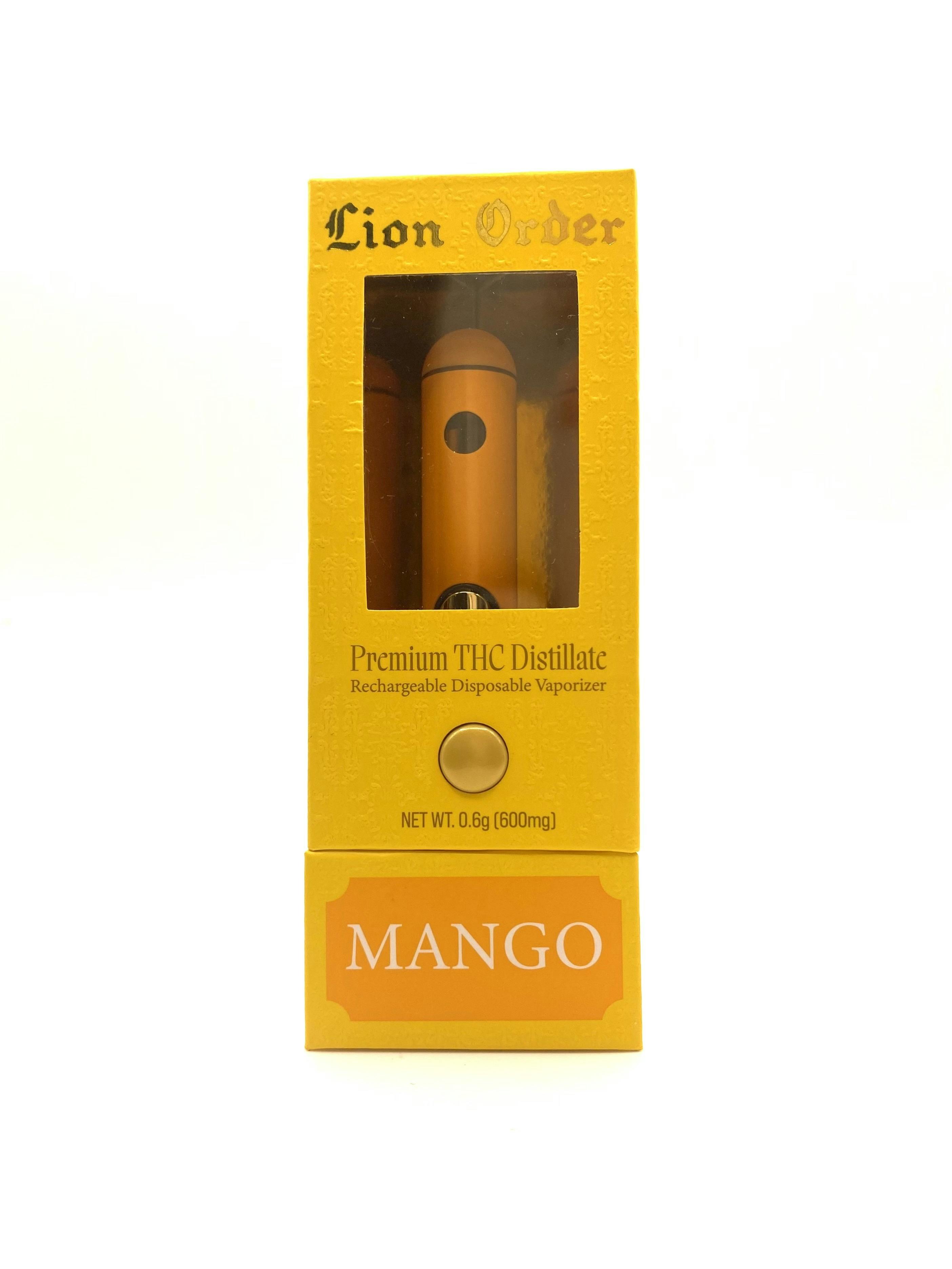 Workers Cannabis x Lion Order | Mango 0.6g Disposable