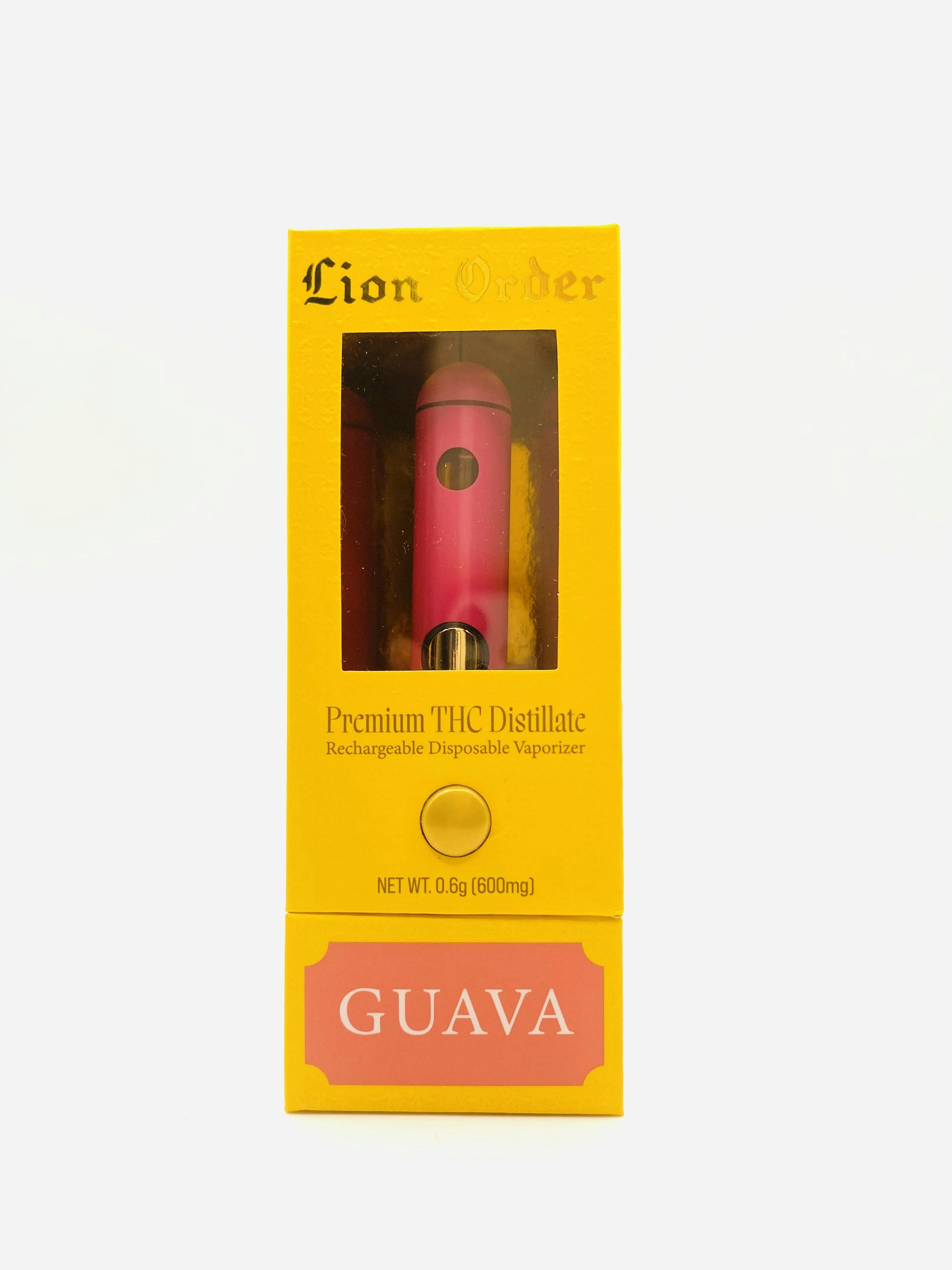 Workers Cannabis x Lion Order | Guava 0.6g Dispoable