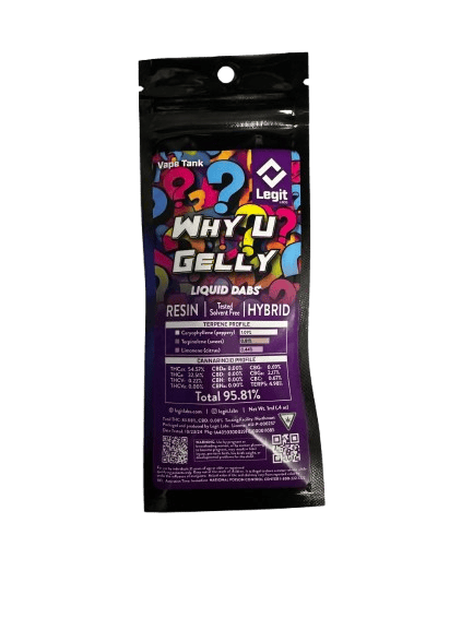 Legit Labs | Why U Gelly | 1g Live Resin 510