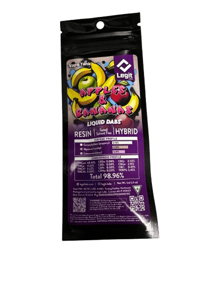 Legit Labs | Apples & Bananas | 1g Live Resin 510