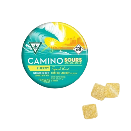 Energy | Tropical Burst Sours THC:THCV 2:1 Gummies | 200mg | 20ct | 10mg/ea