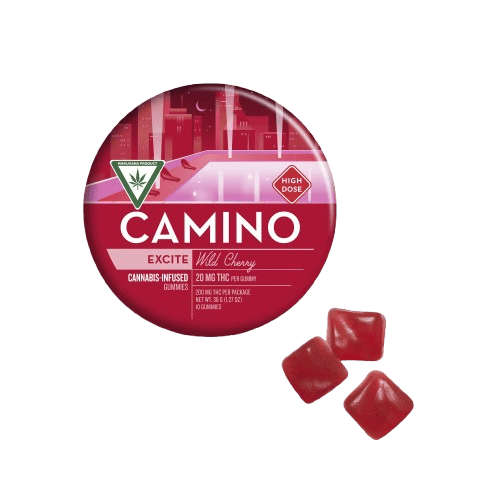 Camino | Wild Cherry | 200mg (10 Gummies, 20mg THC)
