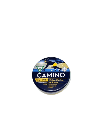 Camino | Michgan Blue Razz | 200mg (20 Gummies, 10mg THC)