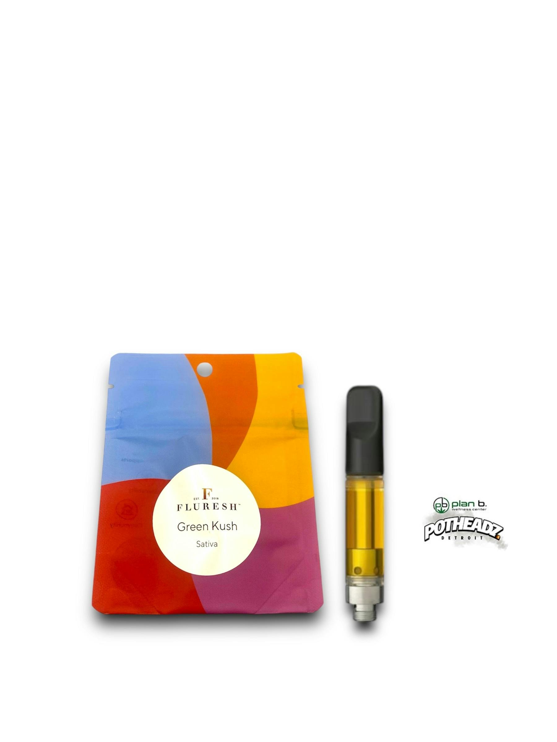 Fluresh - Green Kush - 1G cartridge