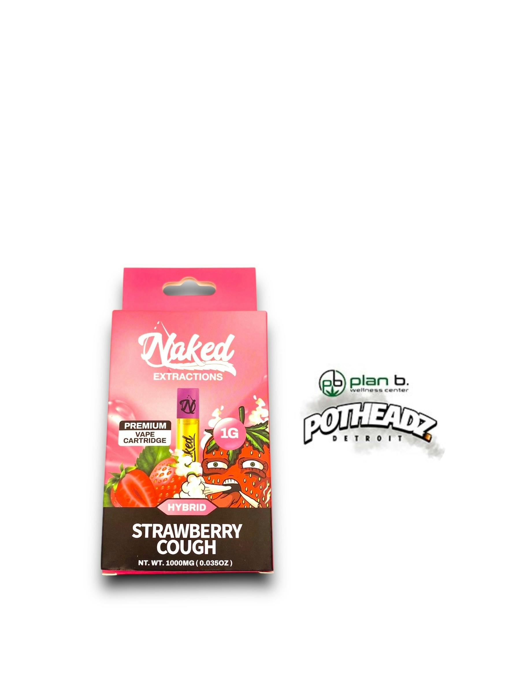 Naked - Strawberry Cough- 1G Cartridge