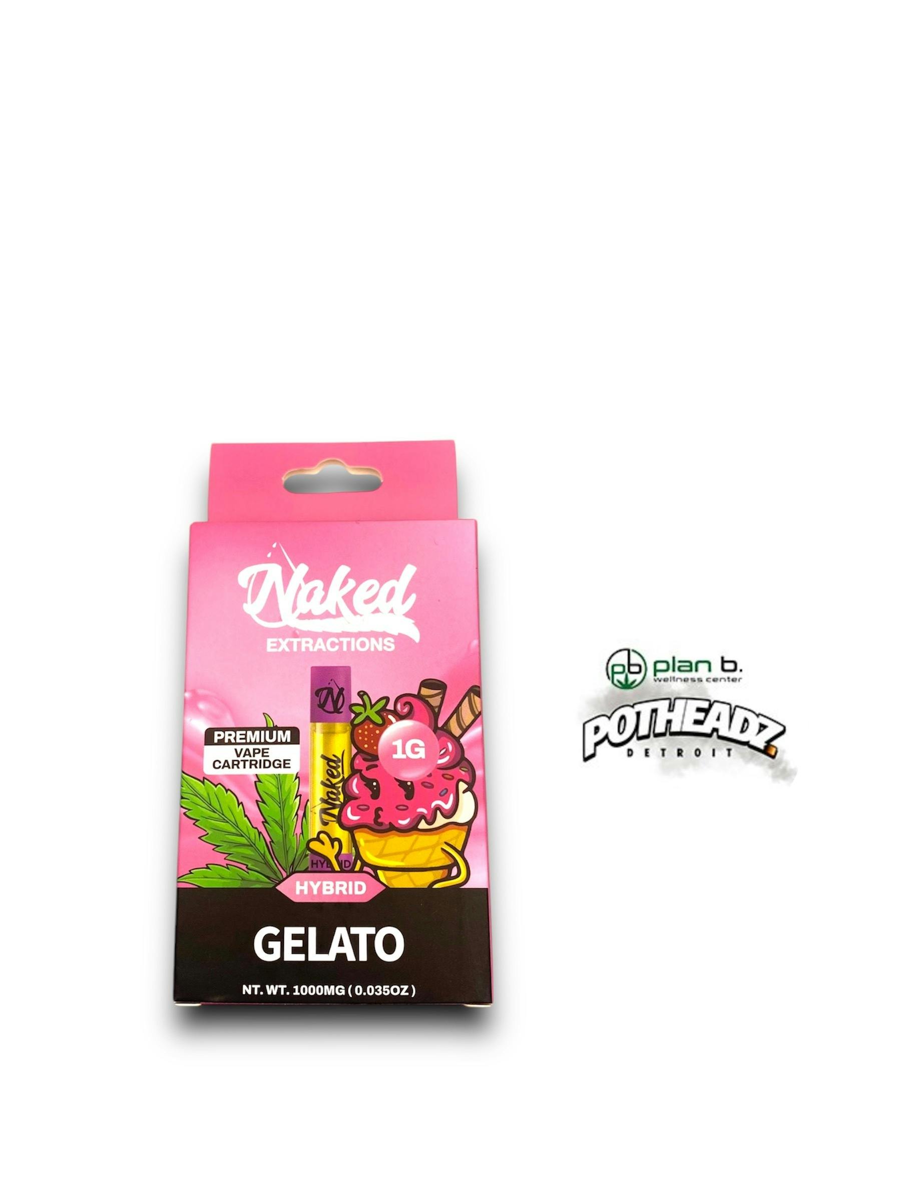 Naked - Gelato - 1G cartridge