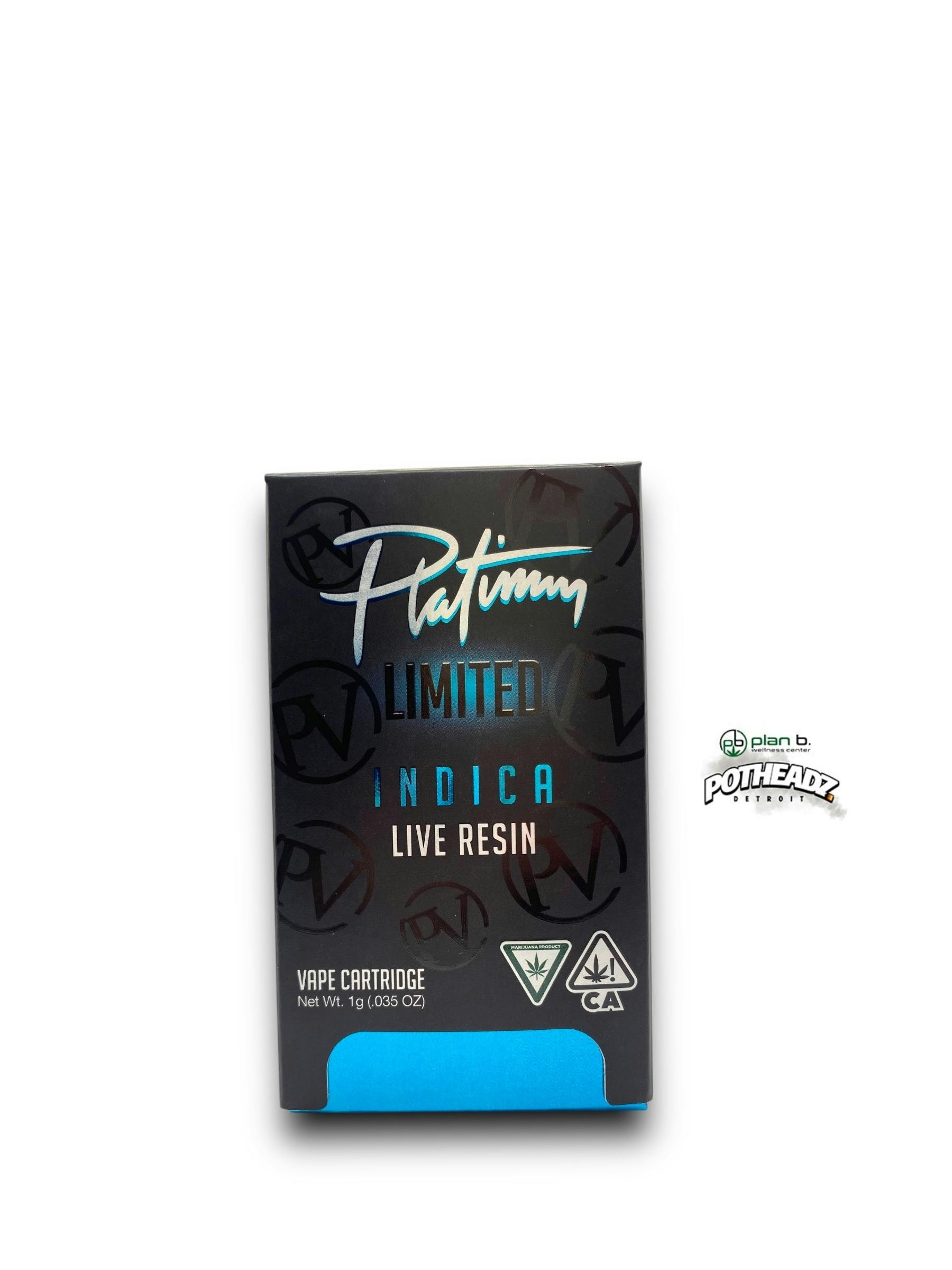 PLatinum Vape - The Original Z 1G Live Resin 510