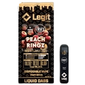 Legit Labs | Peach Ringz | 1g Live Resin Disposable
