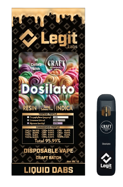 Legit Labs | Dosilato | 1g Live Resin Disposable