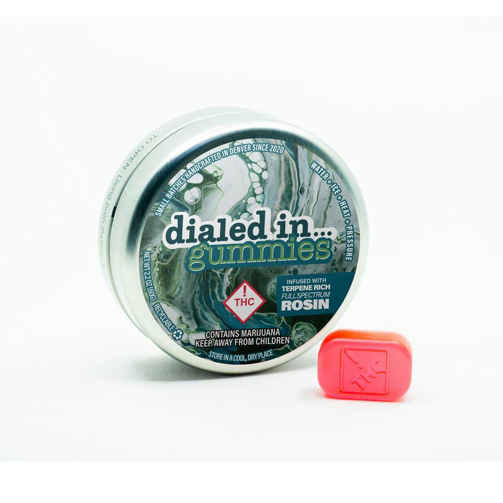 Dialed In 100mg Gummies (H) ZERO BELOW