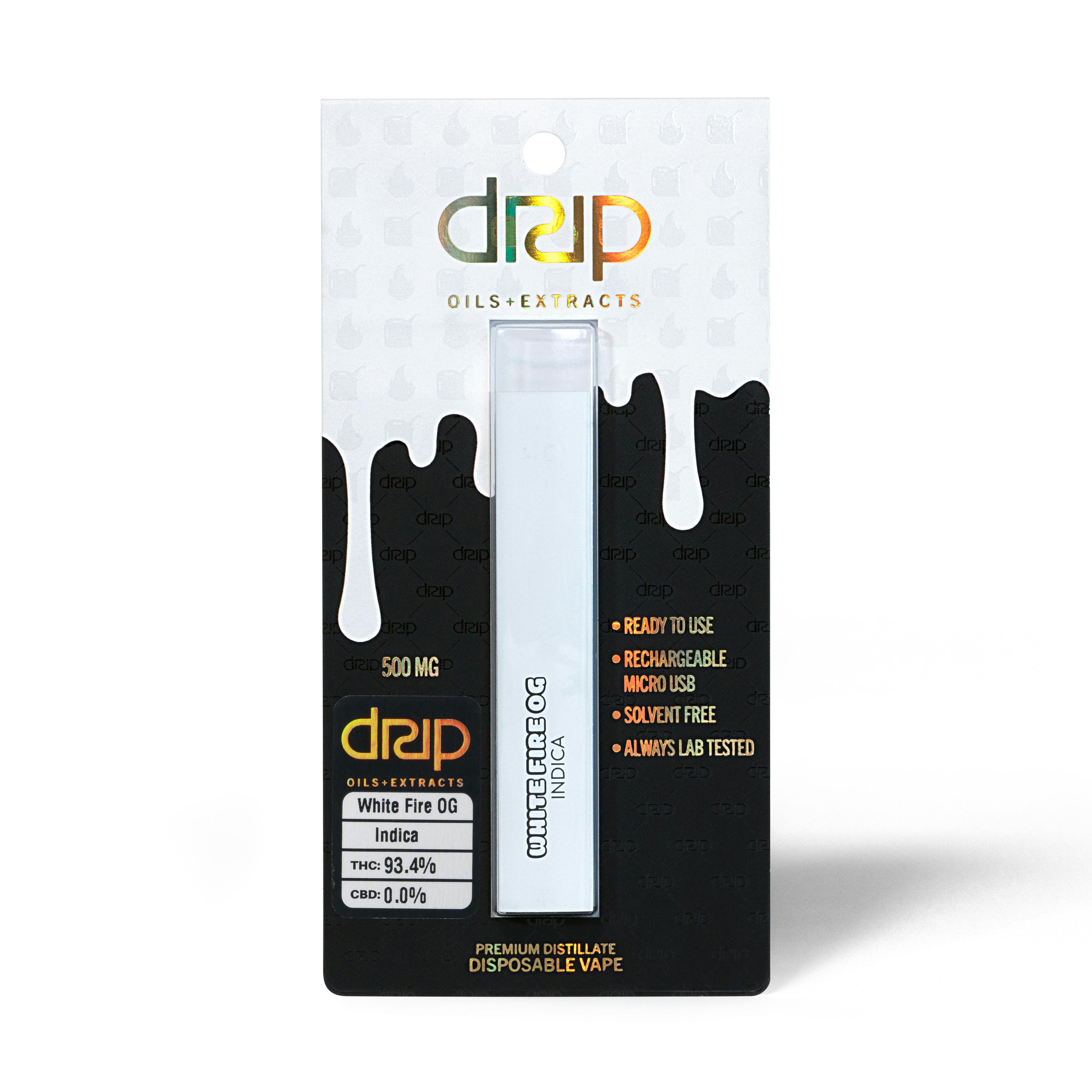 Disposable Vape 500mg - White Fire OG