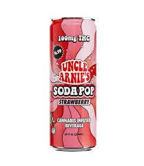 Strawberry Soda Pop | Carbonated | 100mg | 12oz