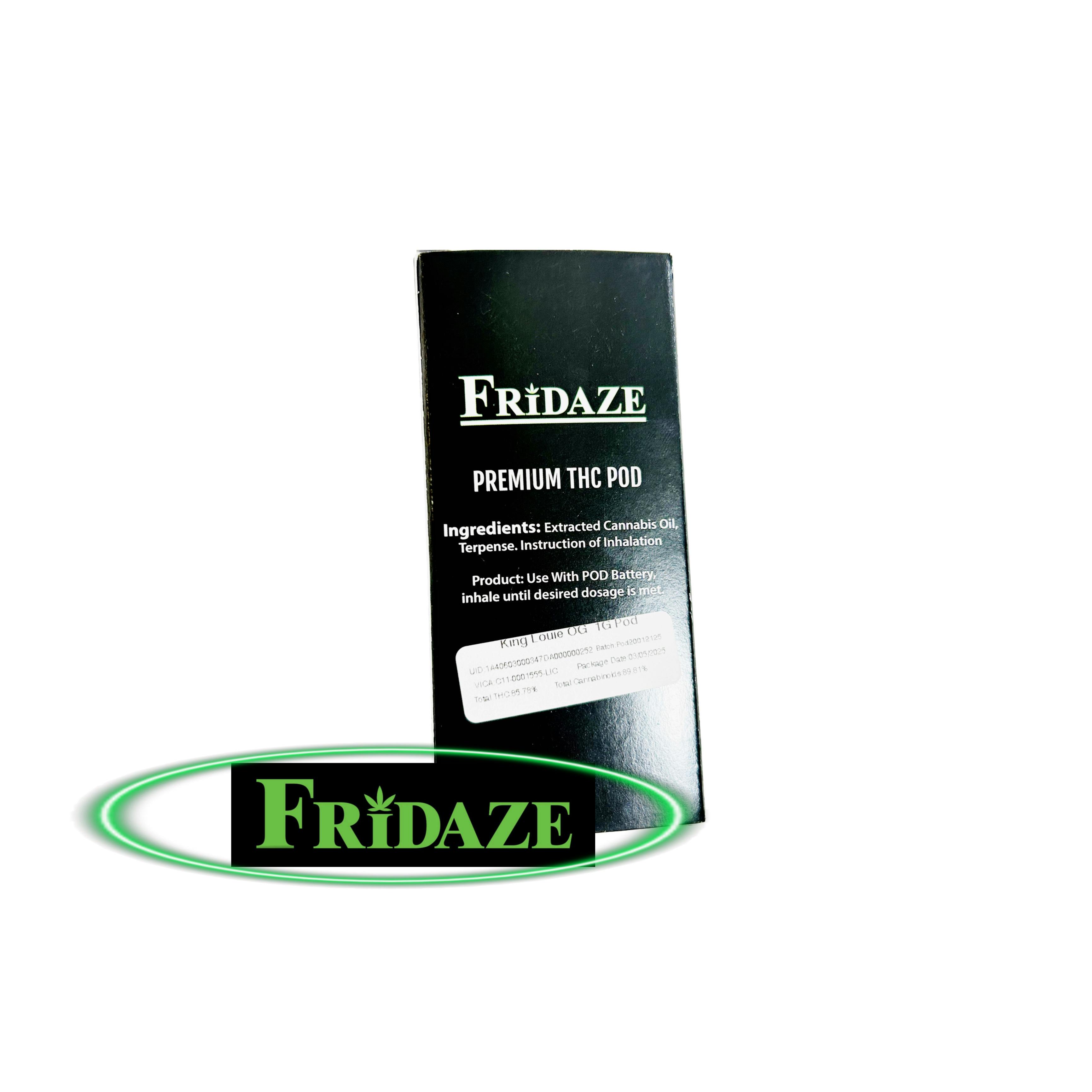 Fridaze POD - "King Louie OG" 1g