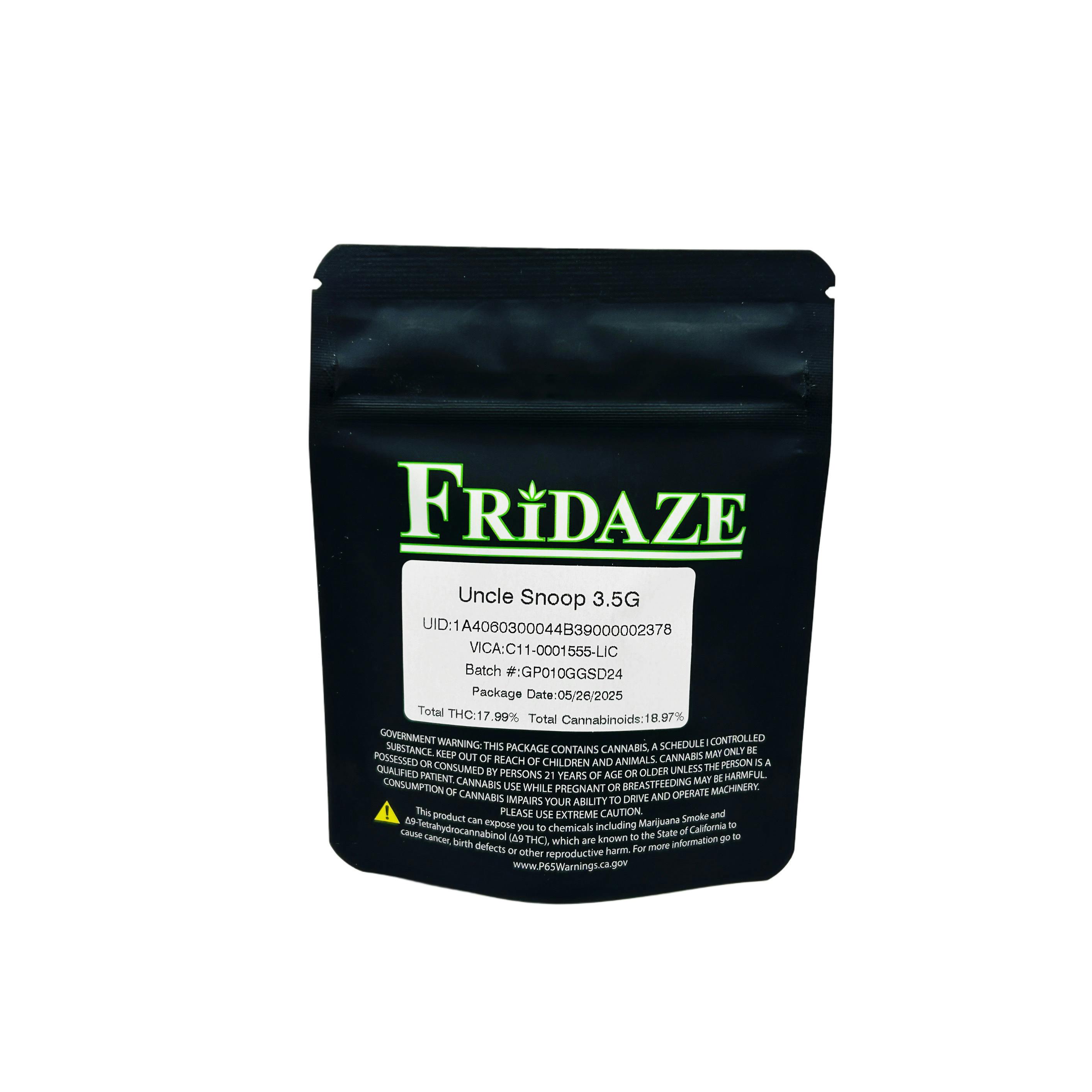 Fridaze House: Uncle Snoop