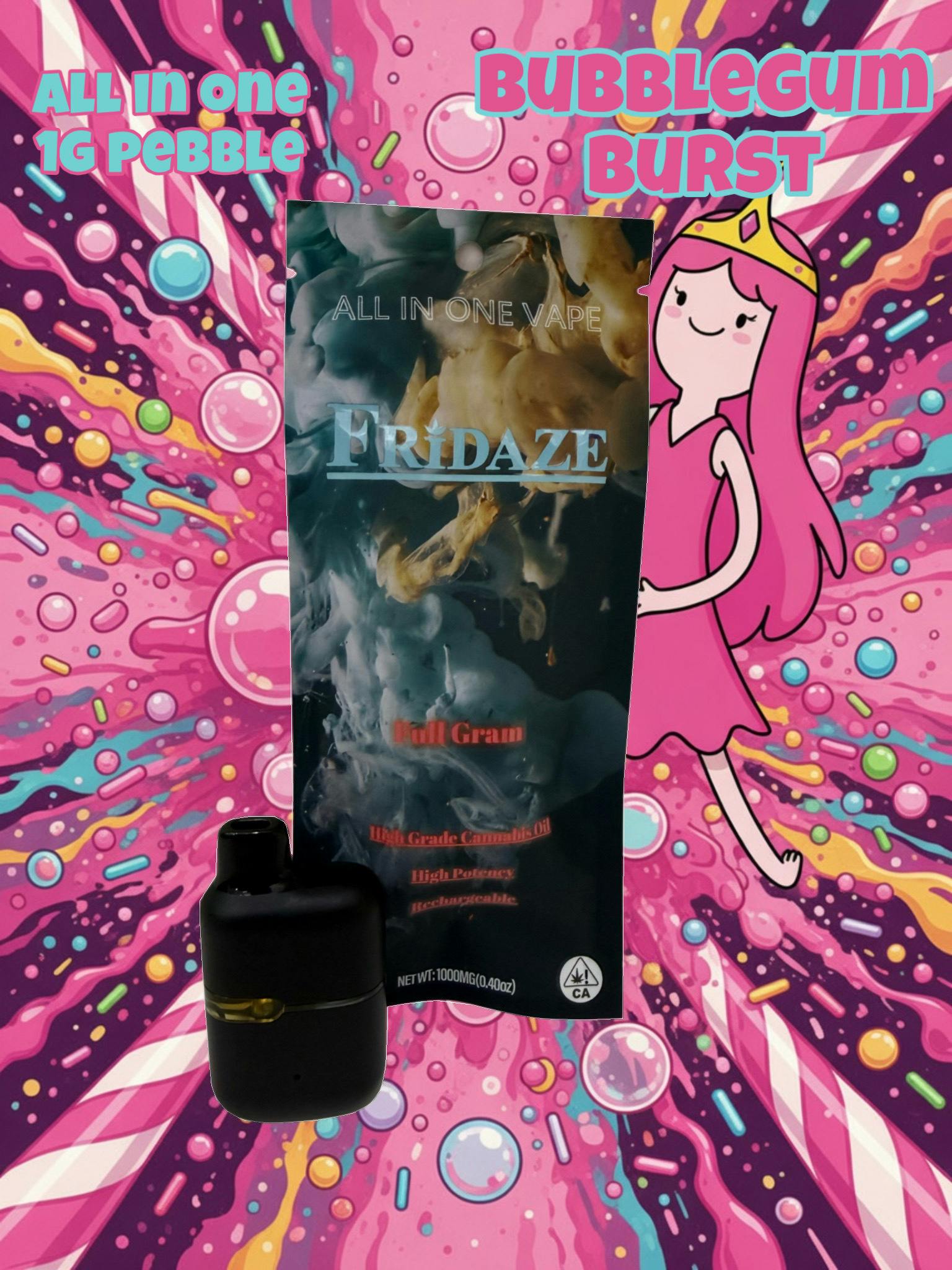1G: Bubblegum Burst Fridaze Pebble