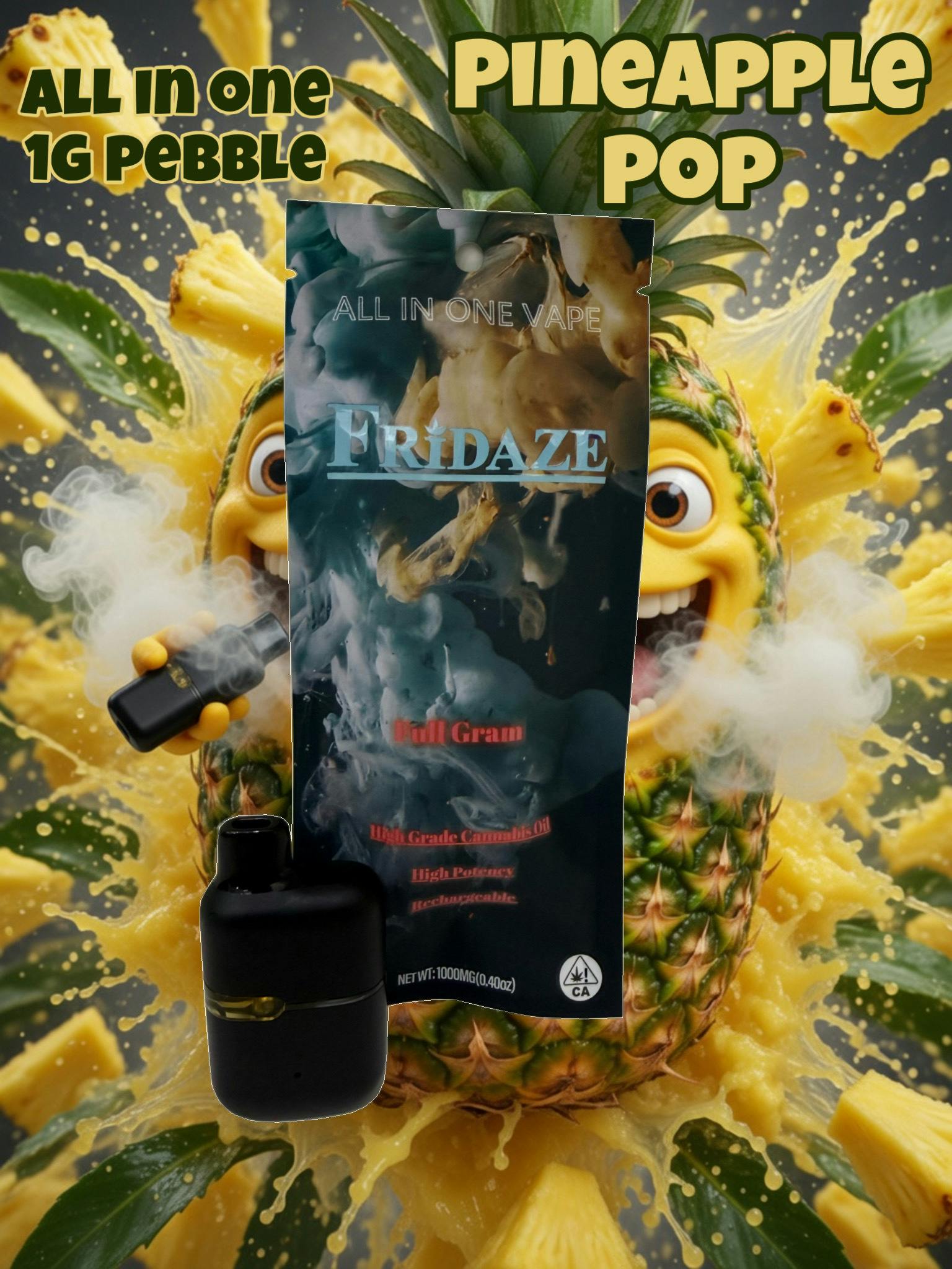 1G “PINEAPPLE POP” FRIDAZE PEBBLE AIO