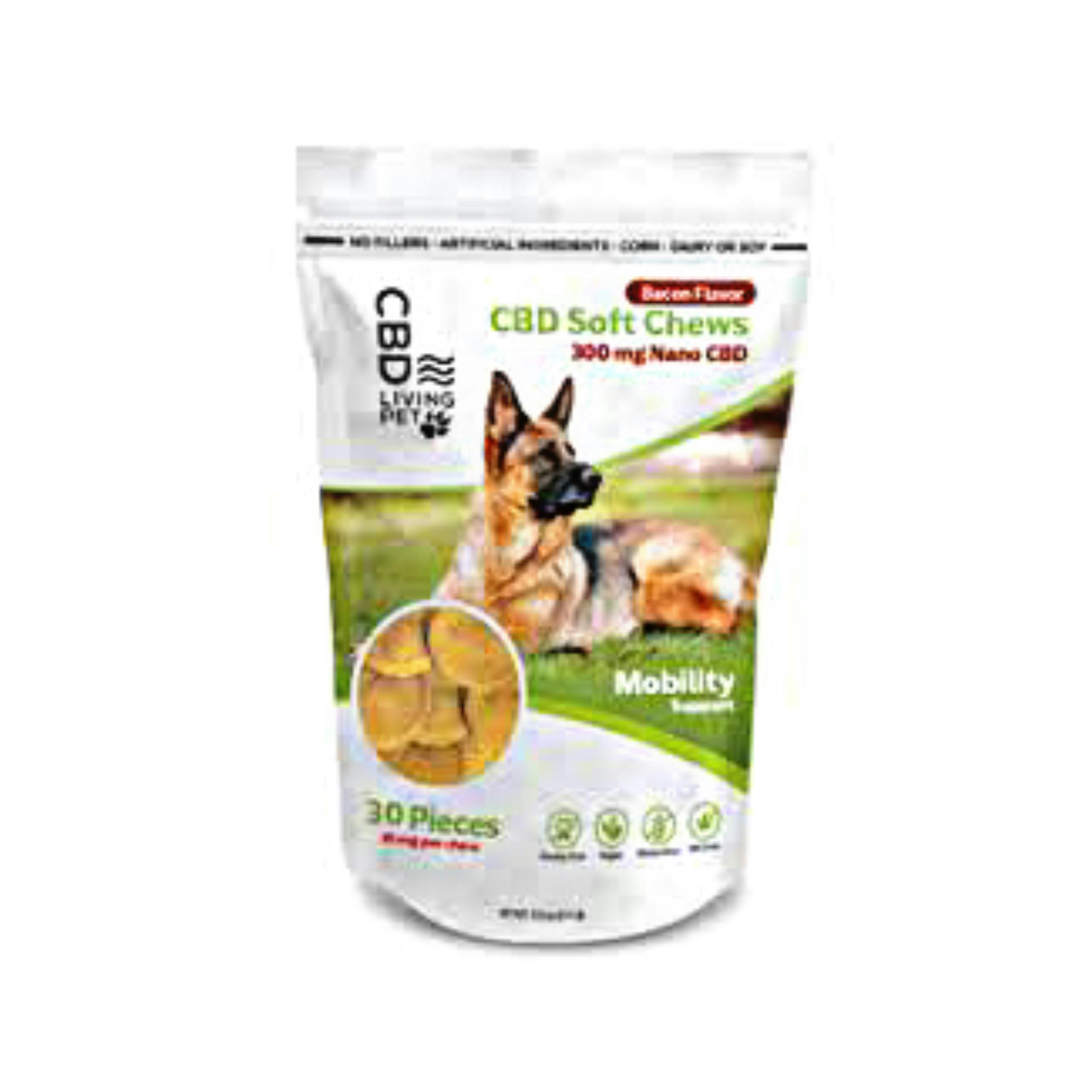 CBD Soft Dog: Chews Bacon Flavored Mobility